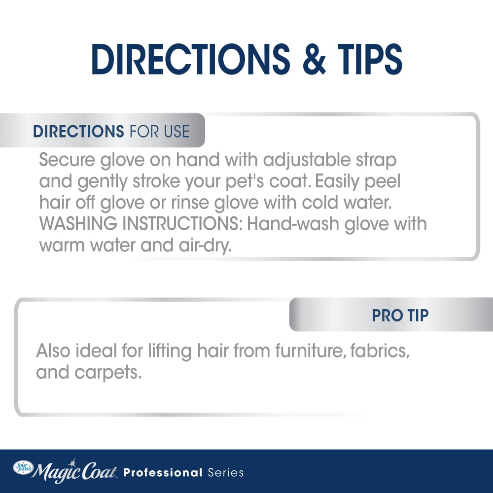 Four Paws Magic Coat Professional Series Love Glove Dog Grooming Mitt