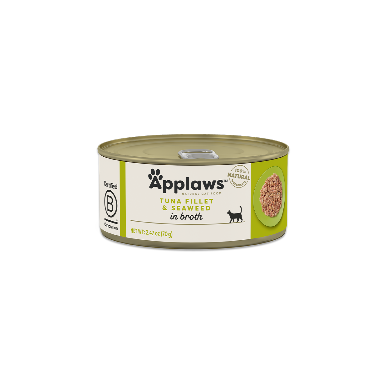 Applaws Tuna With Seaweed In Broth, Wet Cat Food, Case Of 24