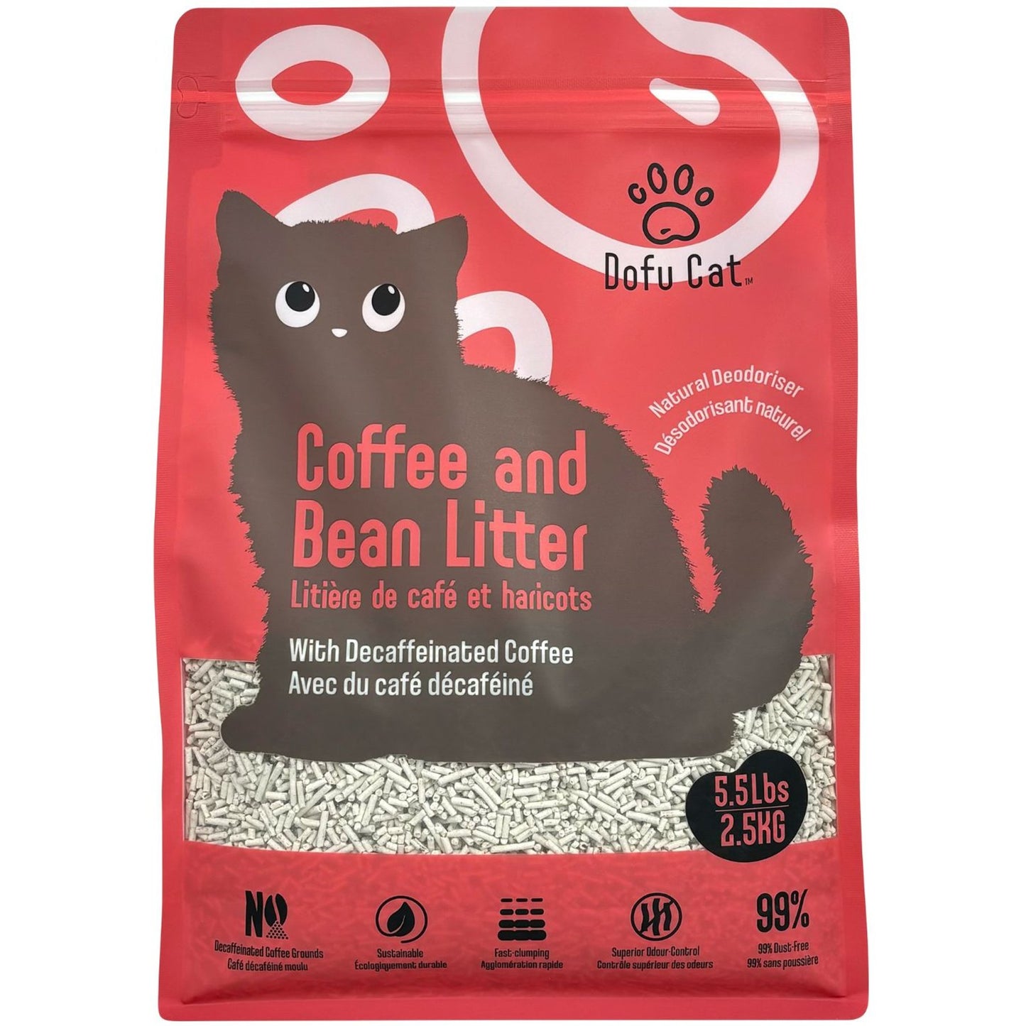 Dofu Cat Coffee & Bean Cat Litter, 5.5-lb Bag