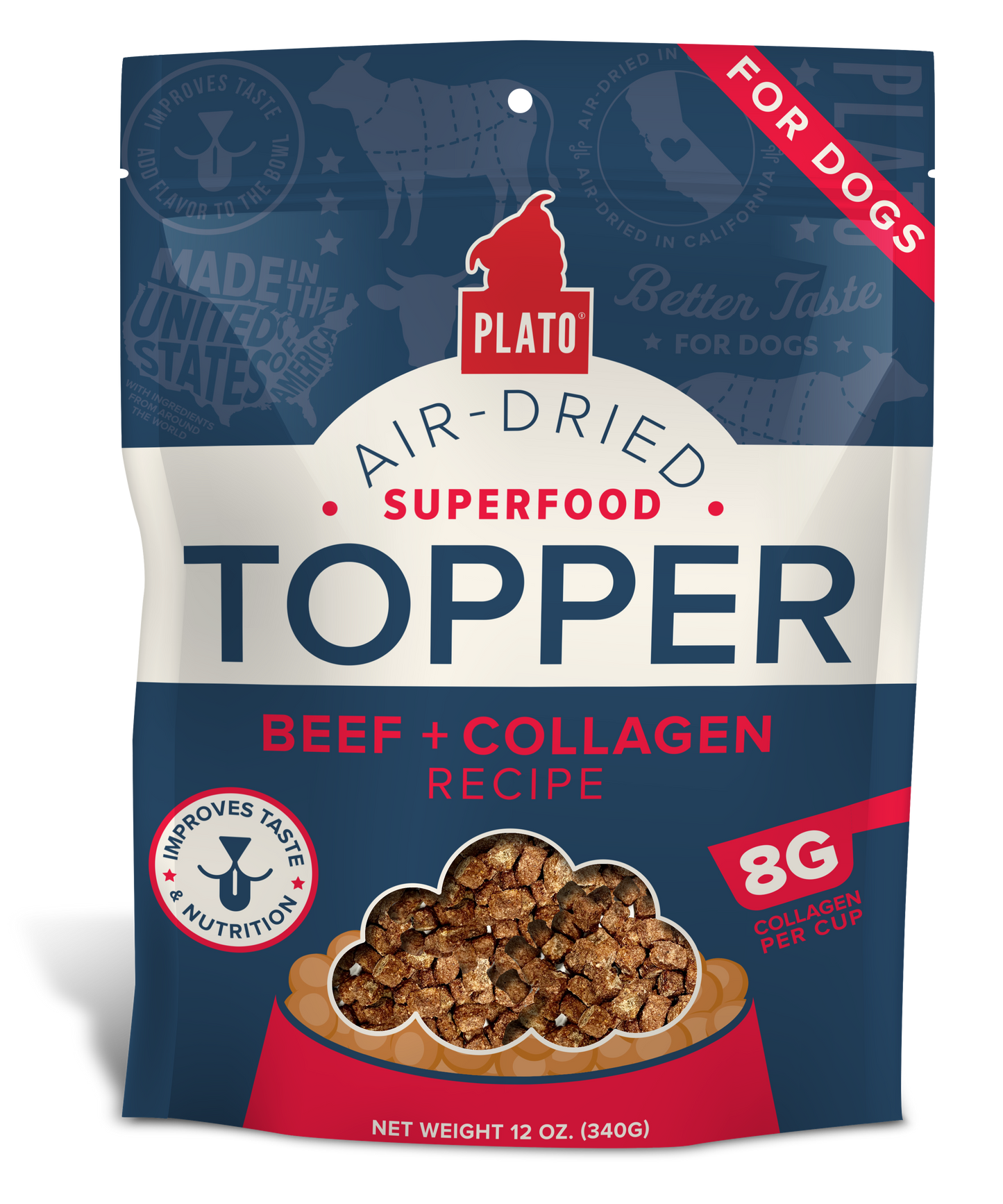 Plato Air-Dried Beef Recipe, Meal Topper