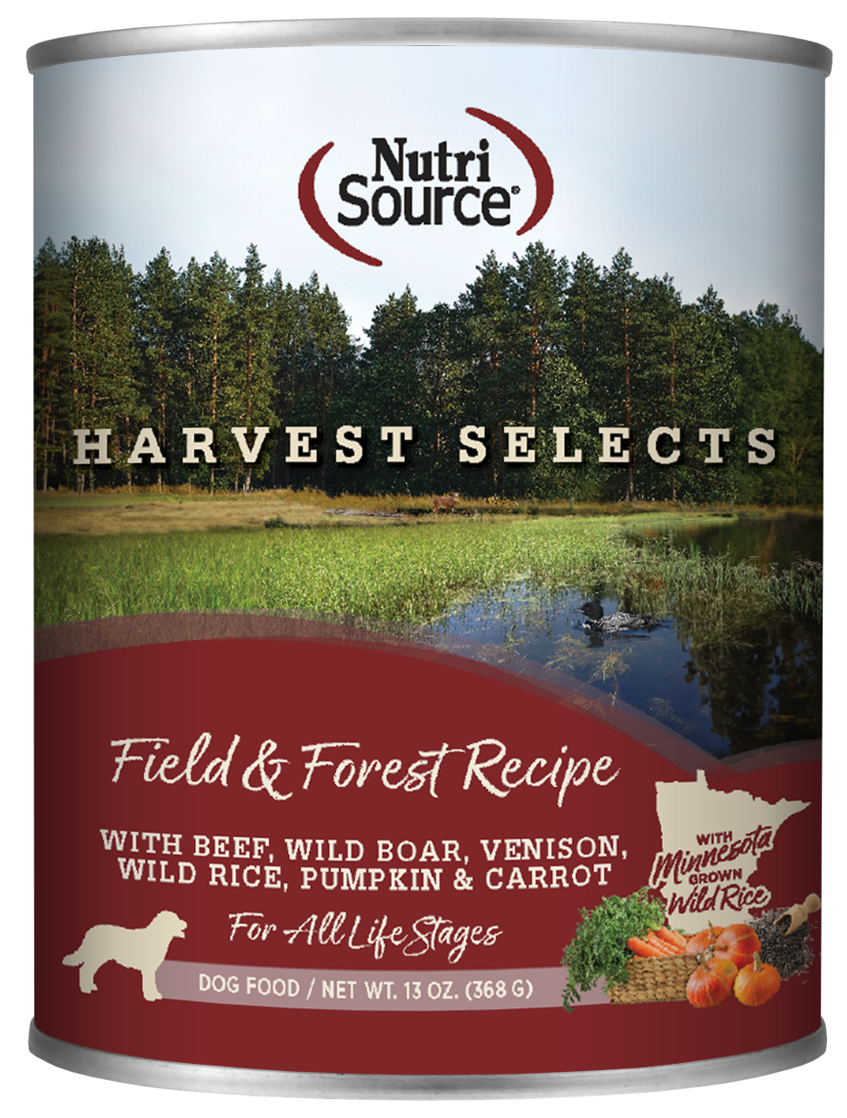 NutriSource® Harvest Selects Field & Forest, Wet Dog Food, 12.3-oz Case of 12