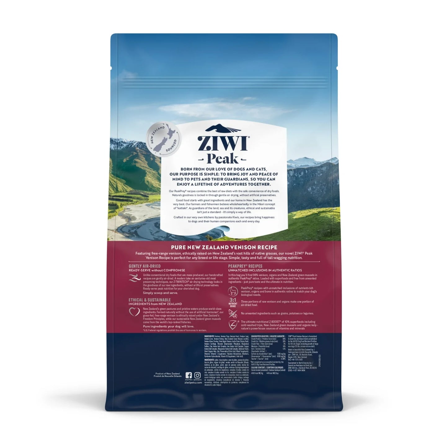 ZiwiPeak Venison Recipe, Air-Dried Dog Food