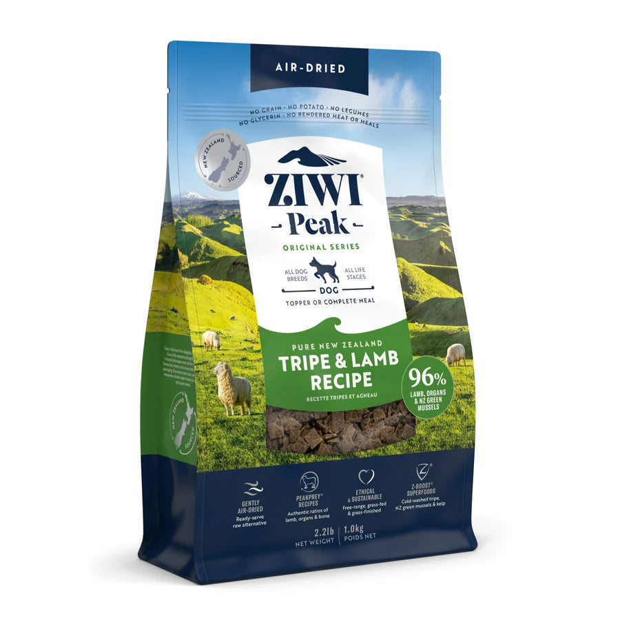 ZiwiPeak Tripe & Lamb Recipe, Air-Dried Dog Food
