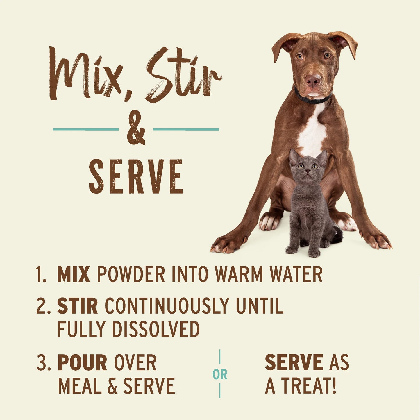Primal Dehydrated Goat Milk for Dogs and Cats, Meal Topper