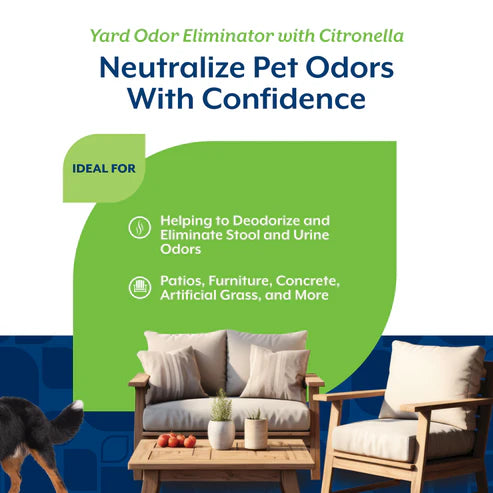 NaturVet Yard Odor Eliminator Plus Citronella Spray