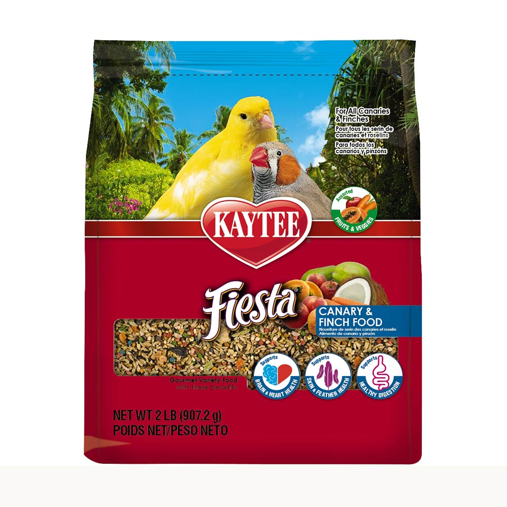 Kaytee Fiesta Canary & Finch Food, 2-lb Bag