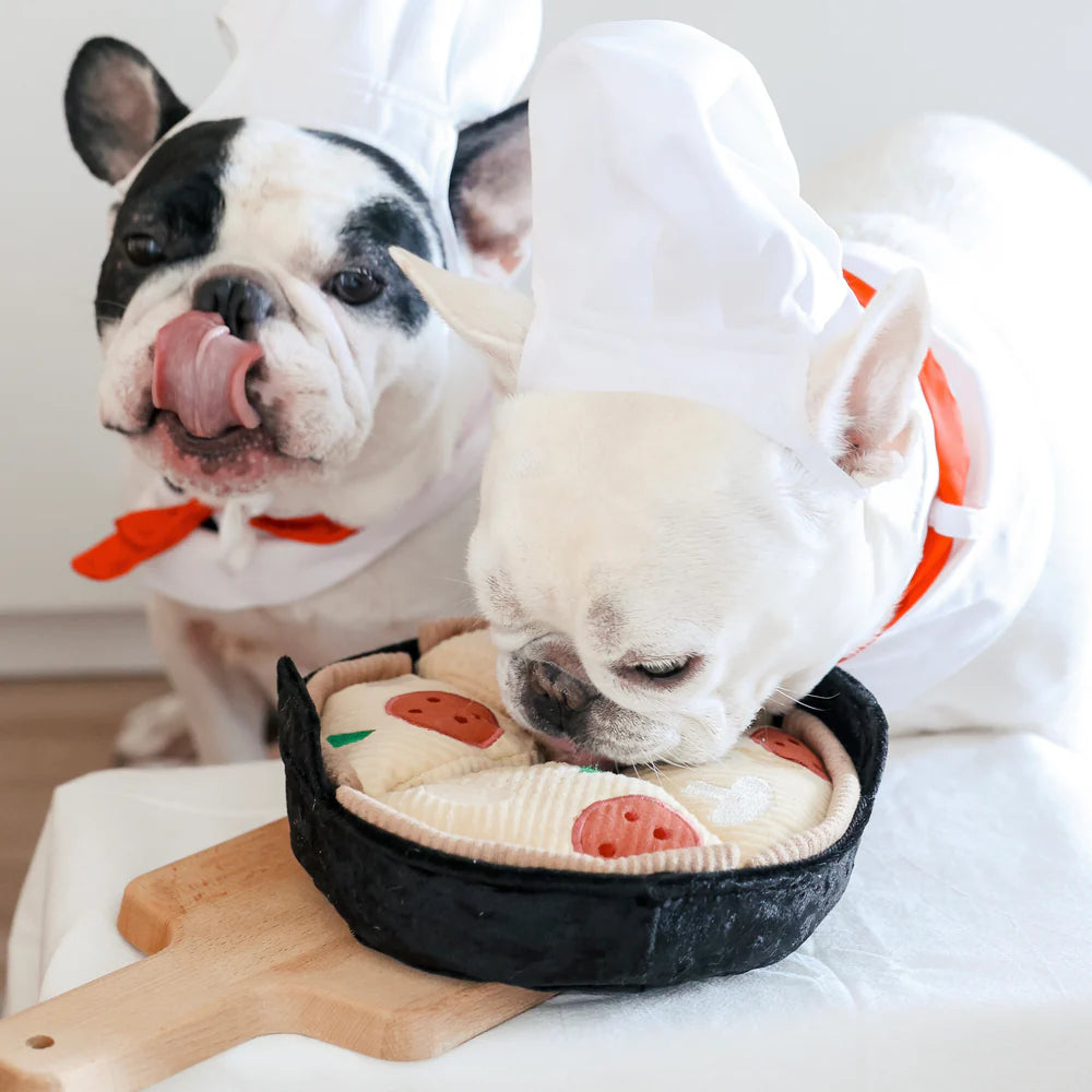 Lambwolf Collective Deep Dish Pizza, Dog Snuffler Toy