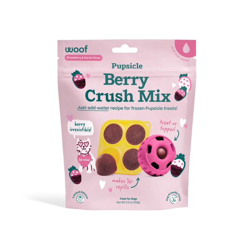 Woof Pupsicle Mix - Berry Crush Recipe, 5.5-oz bag