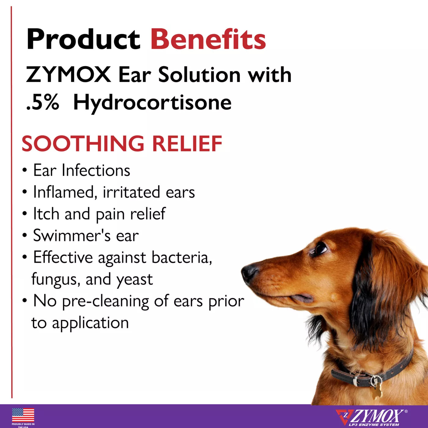 Zymox Enzymatic Ear Solution with 0.5% Hydrocortisone