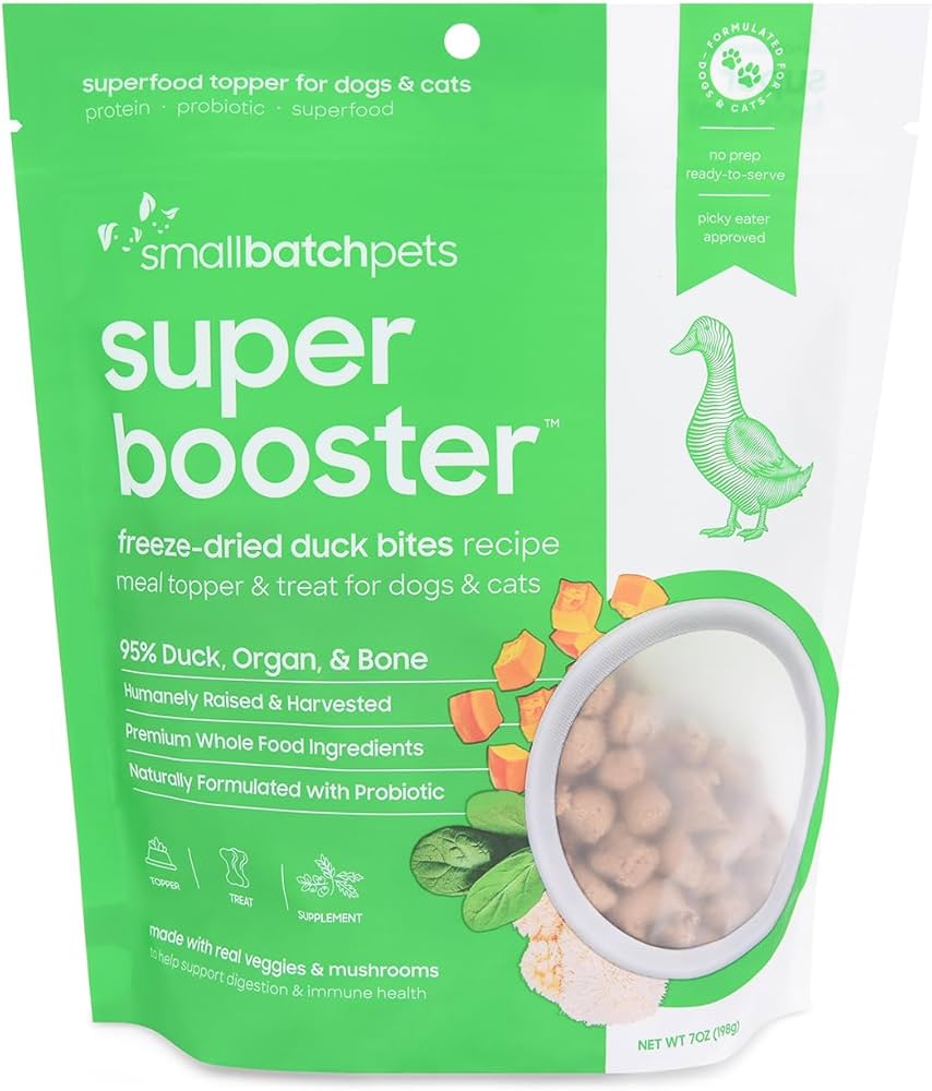 Smallbatch Freeze-Dried Duck Super Booster, 7-oz Bag
