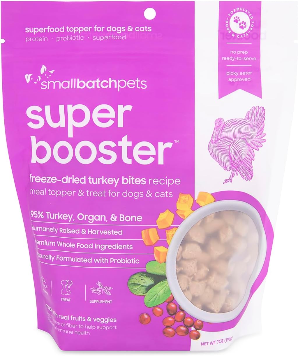 Smallbatch Freeze-Dried Turkey Super Booster, 7-oz Bag