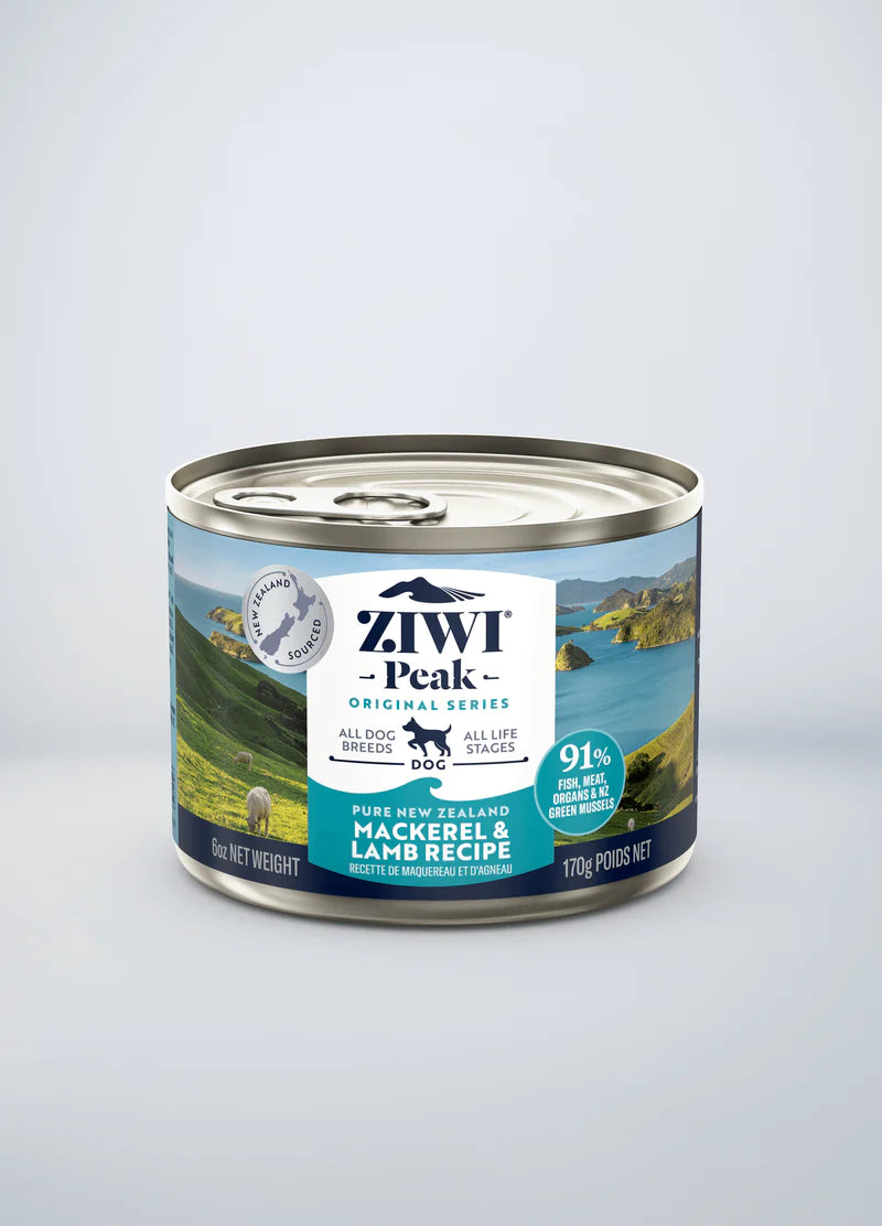 ZiwiPeak Mackerel and Lamb Recipe, Wet Dog Food