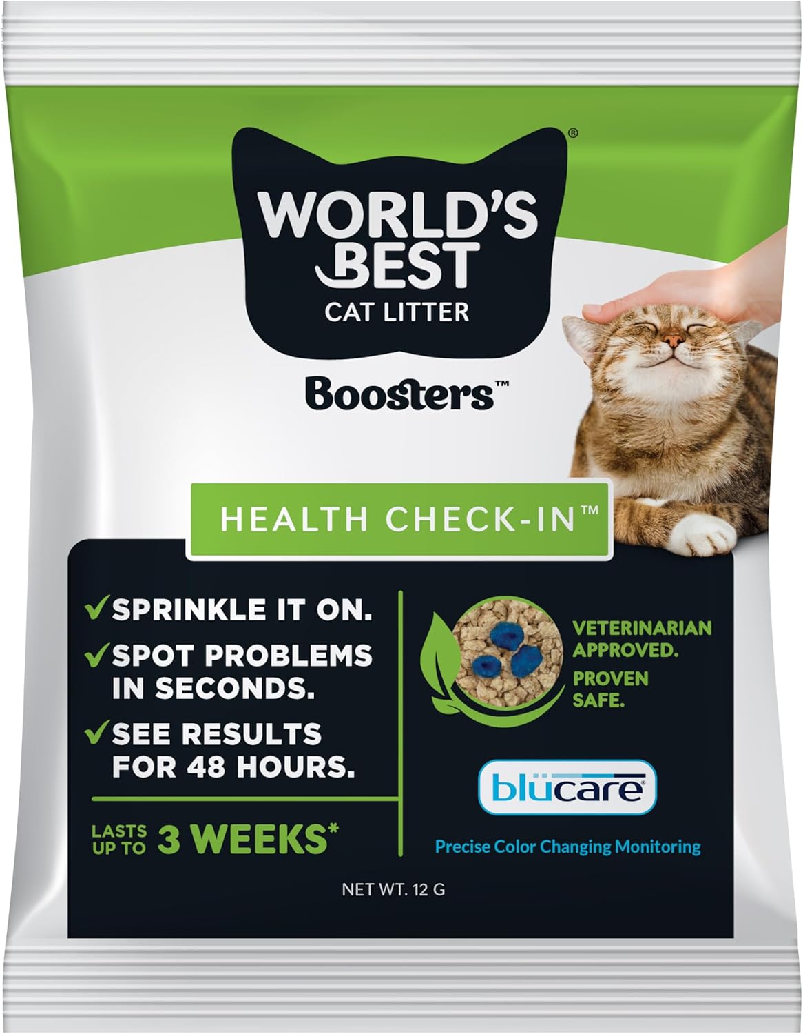 World's Best Cat Litter Boosters Health Check, 12-gram Bag