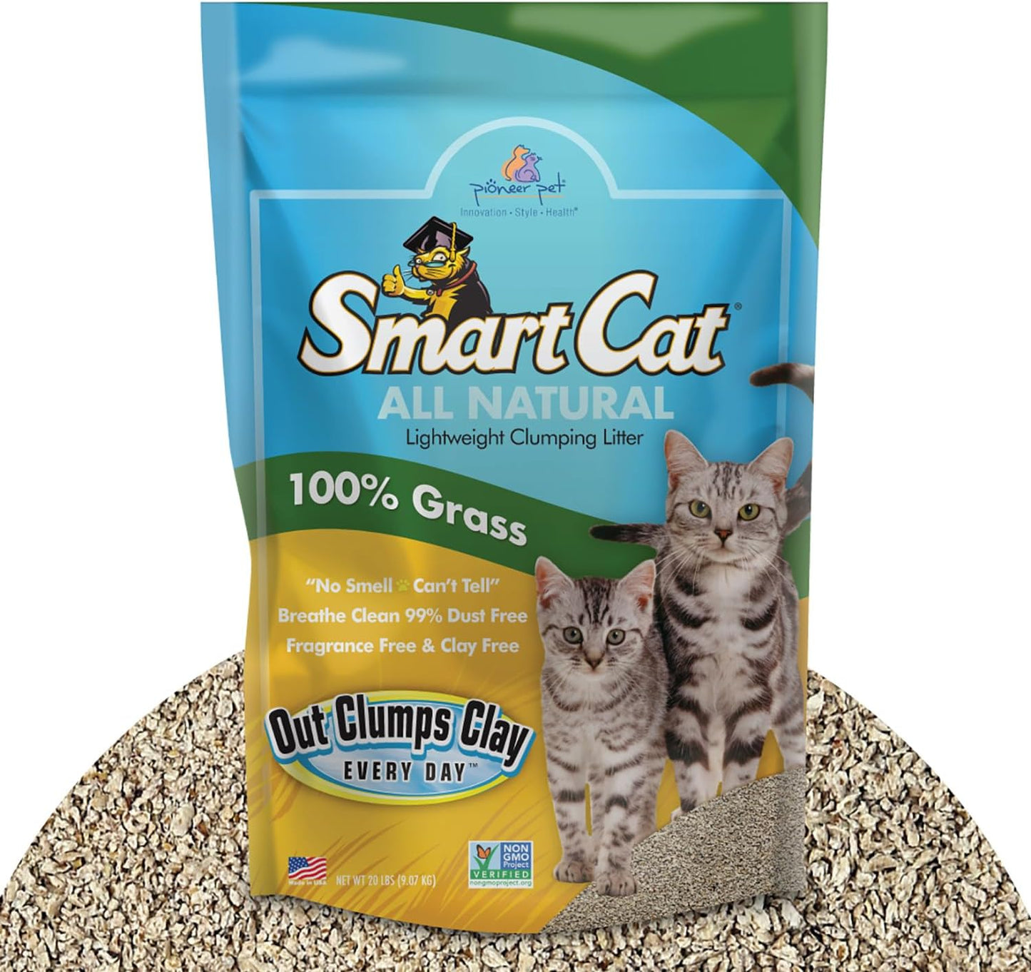 Smart Cat Lightweight Clumping Litter, 20-lb Bag