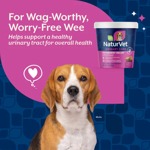 Naturvet Cranberry Relief® Soft Chew, For Dogs, 60-count