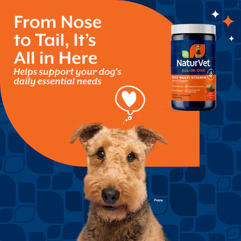 NaturVet Daily Multi-Vitamin Soft Chews Dog Supplement