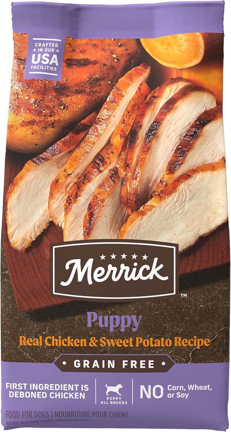 Merrick Puppy Chicken Sweet Potato Dry Dog Food Anaheim Feed Pet Supply