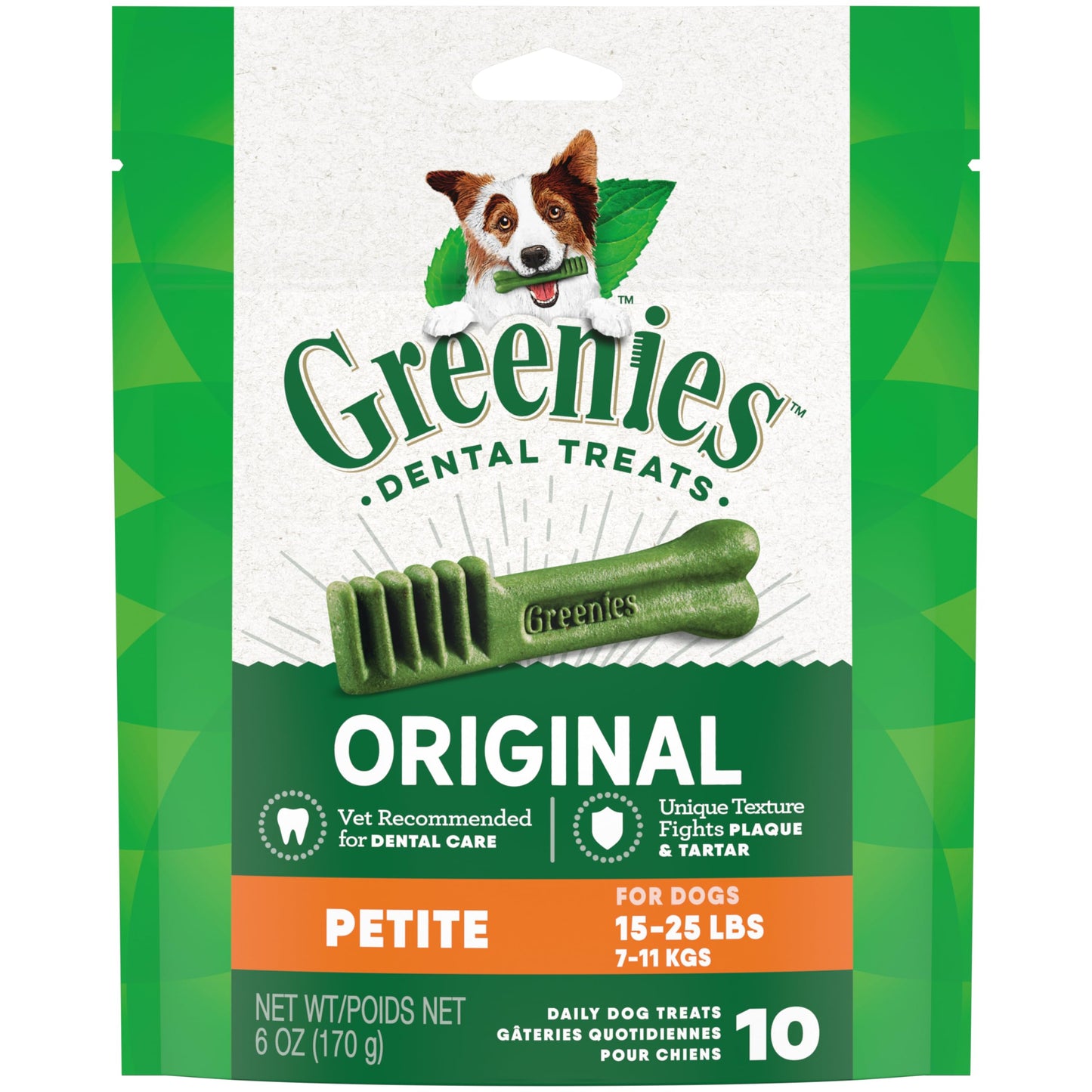 GREENIES Petite Original Natural Dog Dental Care Chews Oral Health Dog Treats