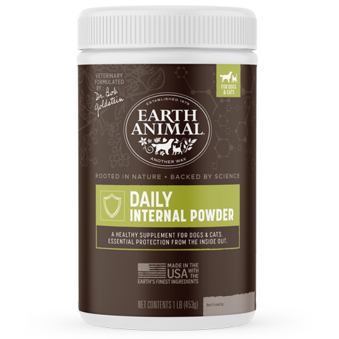 Earth Animal Apothecary Natural Flea & Tick Daily Internal Herbal Powder Supplement