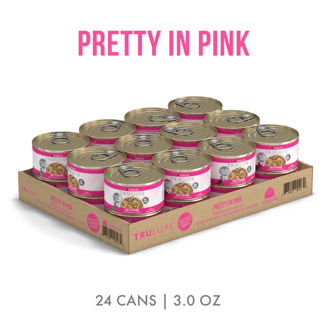 Weruva Truluxe Pretty In Pink Salmon in Gravy, Wet Cat Food, 3-oz Case of 24
