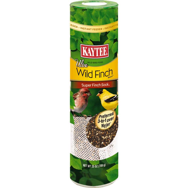 Ultra Wild Finch Sock Feeder Wild Bird Seed, 25-oz