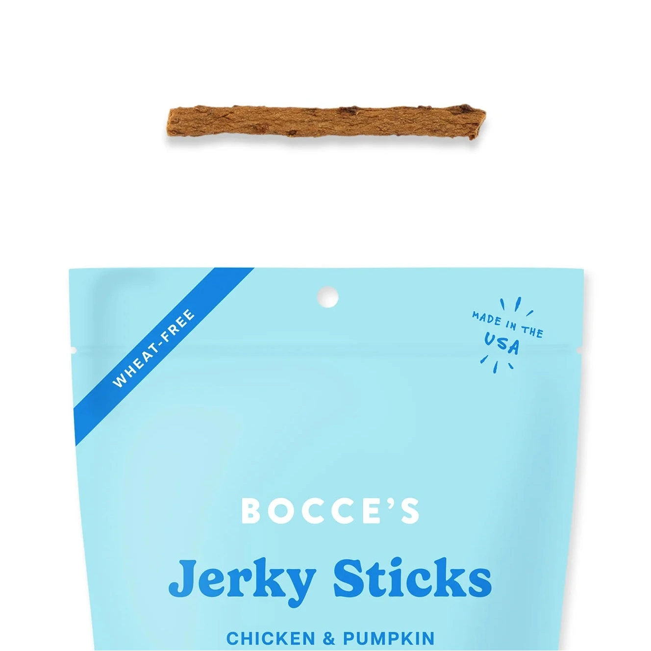 Bocce's Bakery Grazers Chicken & Pumpkin Jerky Sticks, Dog Treats, 4-oz Bag