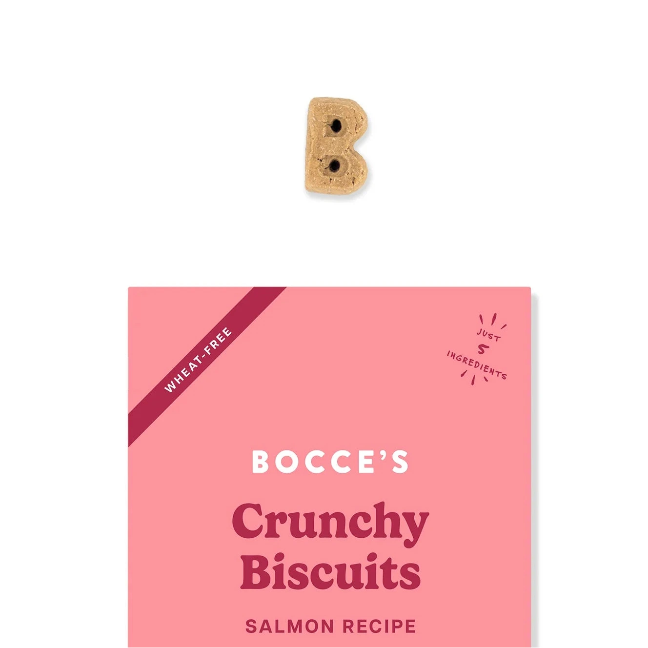 Bocce's Bakery Salmon Biscuits, Biscuit Dog Treats, 14-oz Bag