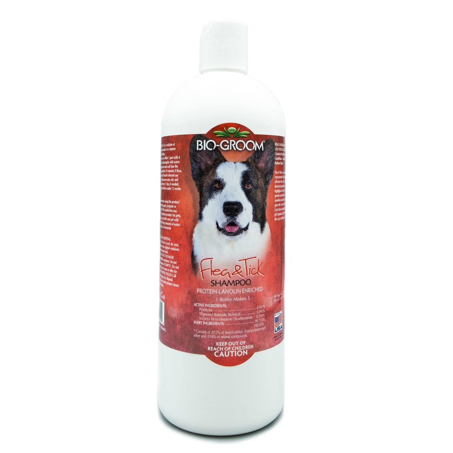 Bio-Groom Flea & Tick Shampoo for Dogs, 32-oz Bottle