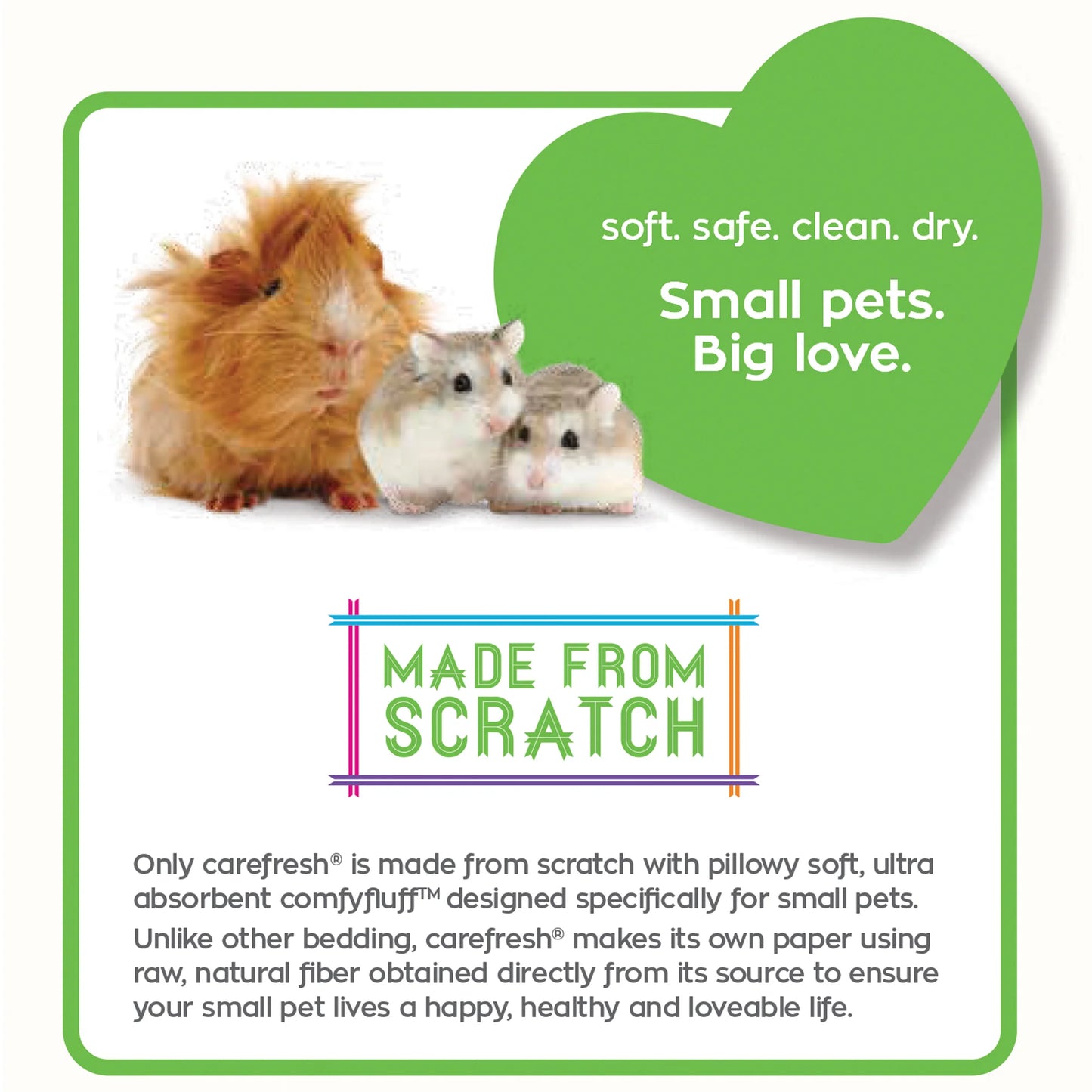 Carefresh® Small Pet Natural Paper Bedding, 60-Liter