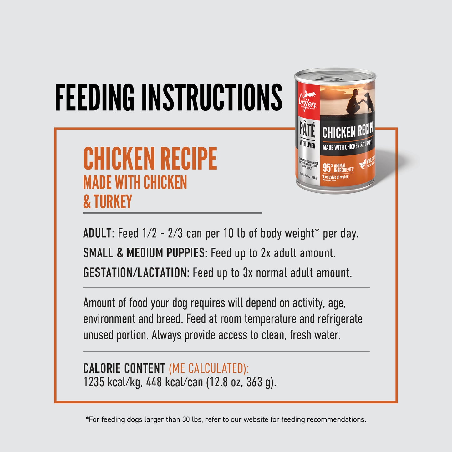 Orijen Chicken Pate With Liver, Wet Dog Food, 12.8-oz Case of 12