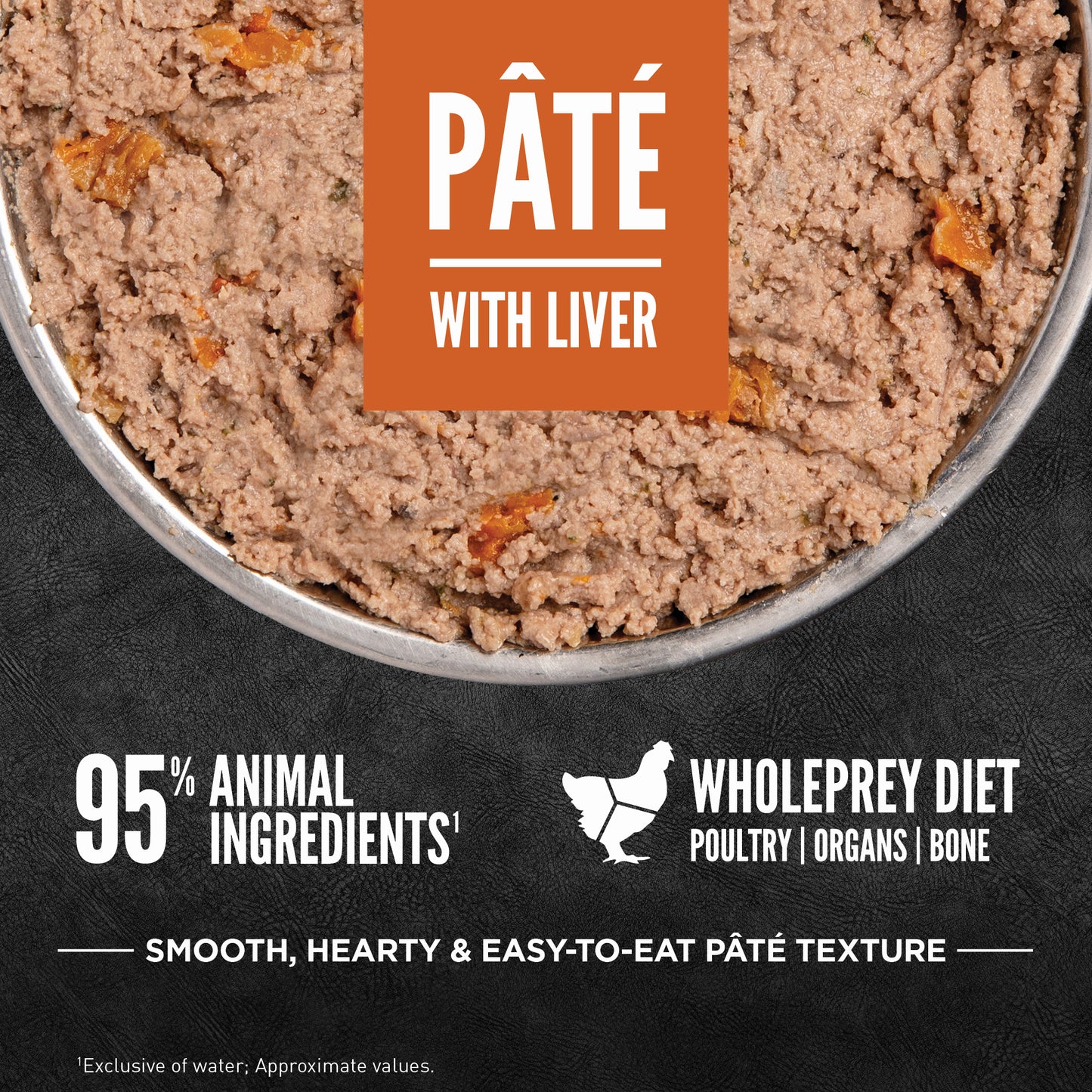 Orijen Chicken Pate With Liver, Wet Dog Food, 12.8-oz Case of 12