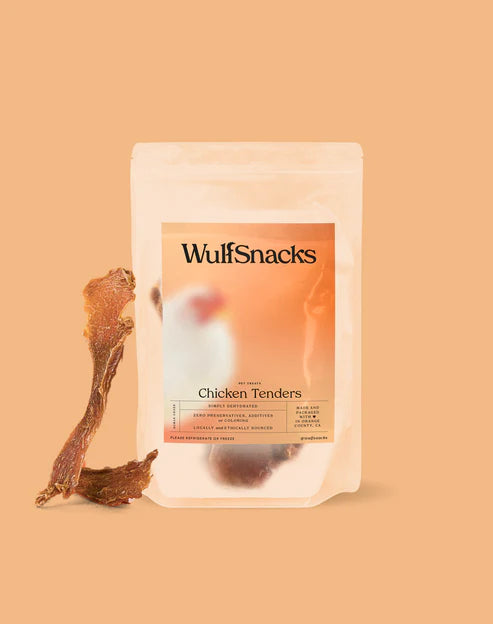 WulfSnacks Chicken Tenders Dog Treats, 4.5-oz Bag