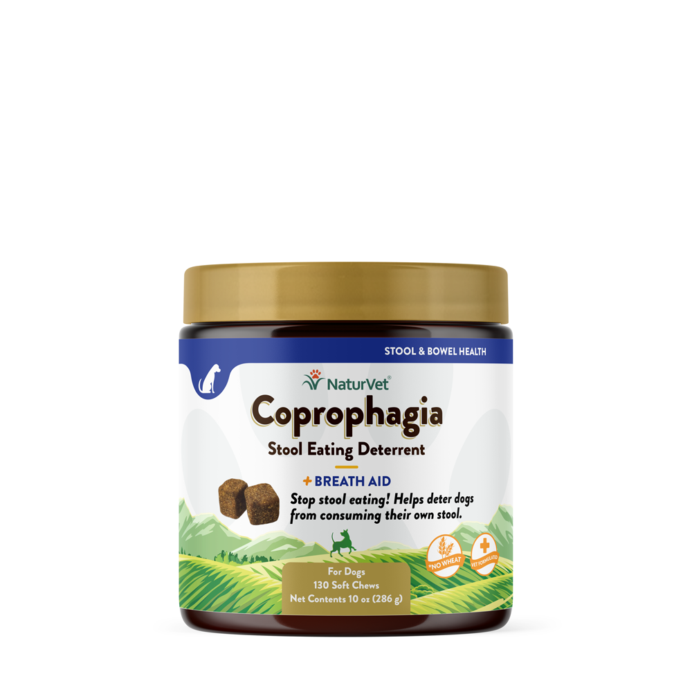 NaturVet Coprophagia Stool Eating Deterrent Soft Chews, Dog Supplement