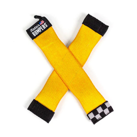 Katie's Bumpers X Toy Tug Best Tug Toy for Dogs, Yellow