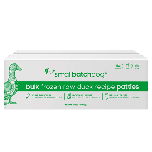 Smallbatch Frozen Raw Dog Food, Duckbatch