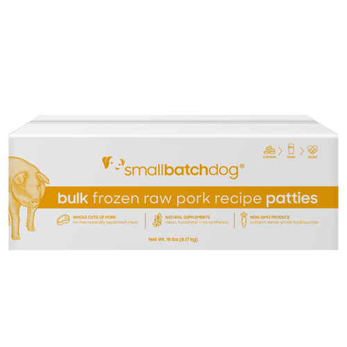 Smallbatch Frozen Raw Dog Food, Porkbatch