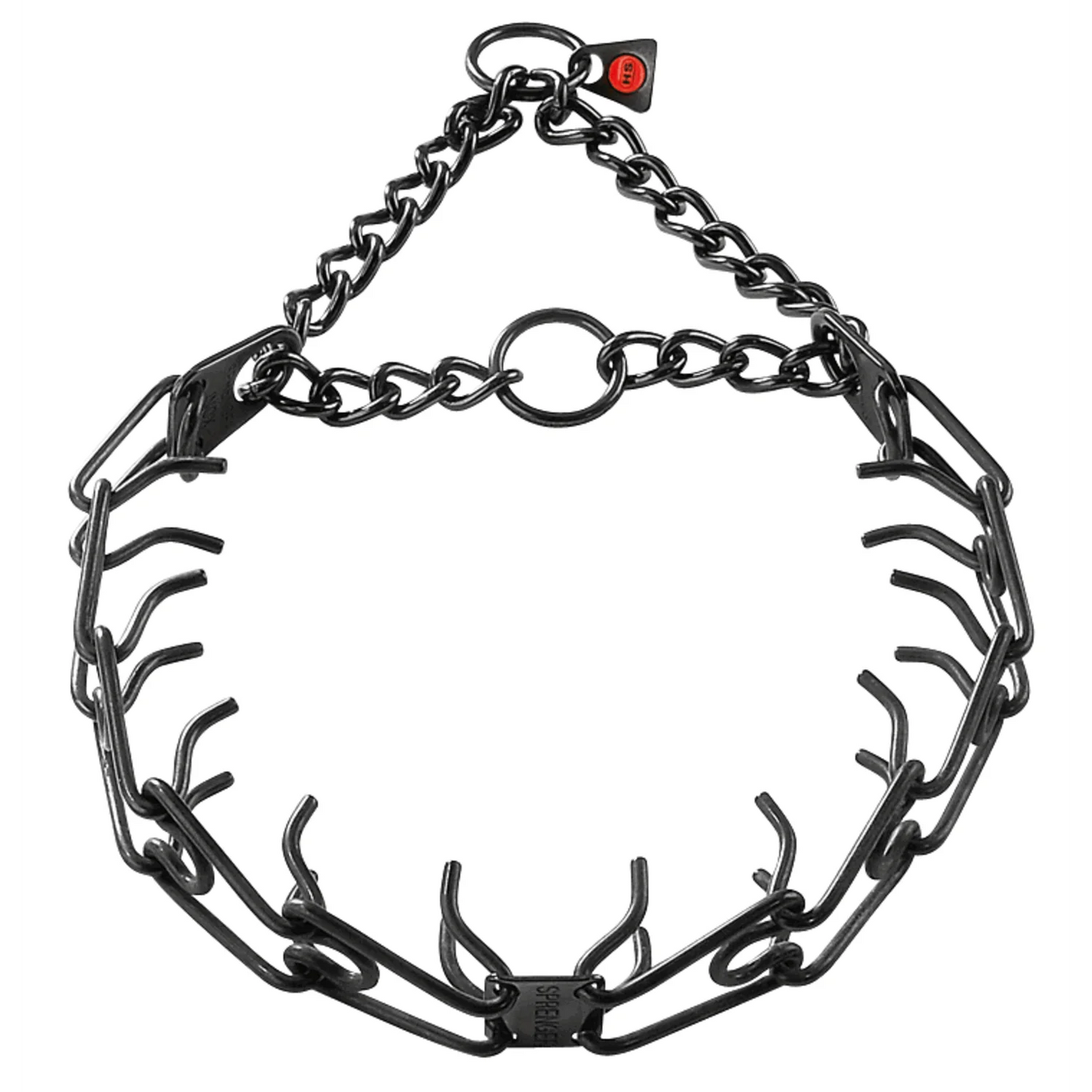 Herm Sprenger Ultra-Plus Stainless Steel Black Prong Collar