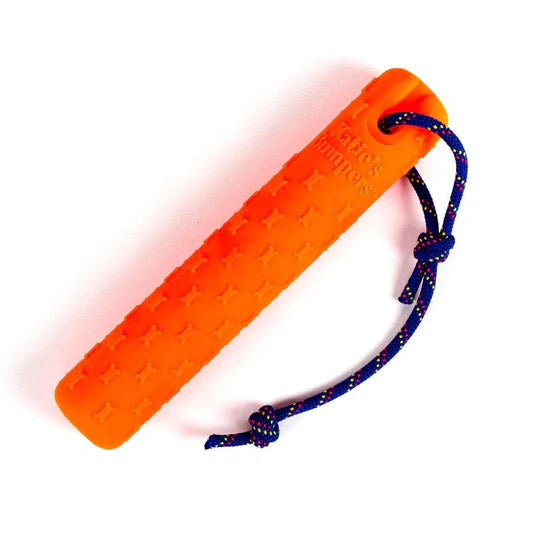 Katie's Bumpers Original Bumper Best Dog Fetch Toy, Orange