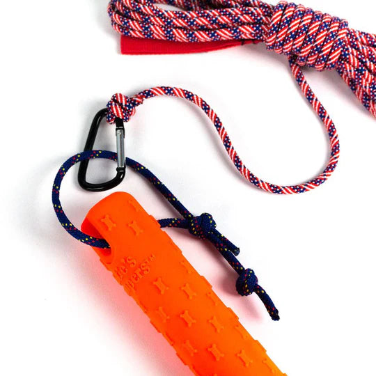 Katie's Bumpers Original Bumper Best Dog Fetch Toy, Orange
