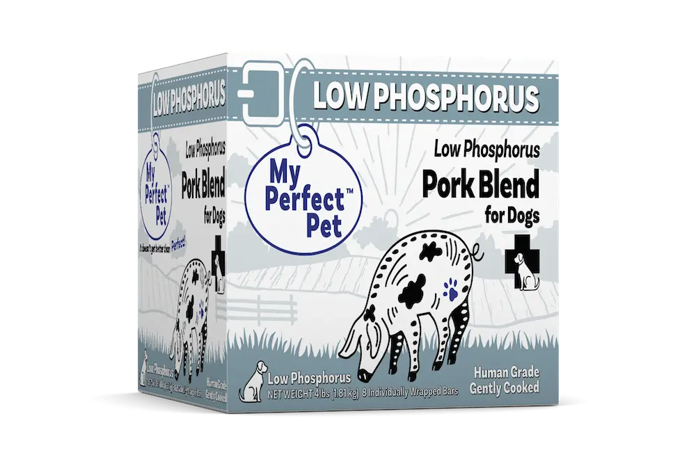 My Perfect Pet Low Phosphorus Pork 4-lb, Gently Cooked Dog Food