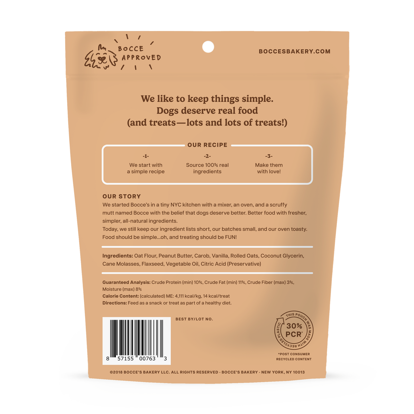 Bocce's Bakery Mud Pie Oh My Soft & Chewy 6-oz, Dog Treat