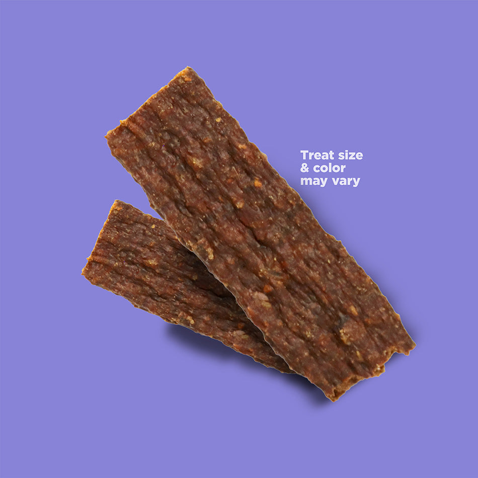 Pure Vita Beef Jivin' Jerky, Dog Treats, 4-oz Bags
