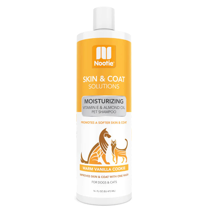 Nootie Moisturizing Vitamin E & Almond Oil, Warm Vanilla Cookie 16-oz, Pet Shampoo