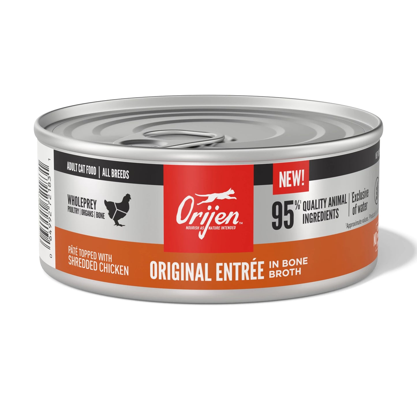 Orijen Original Entrée In Bone Broth, Wet Cat Food