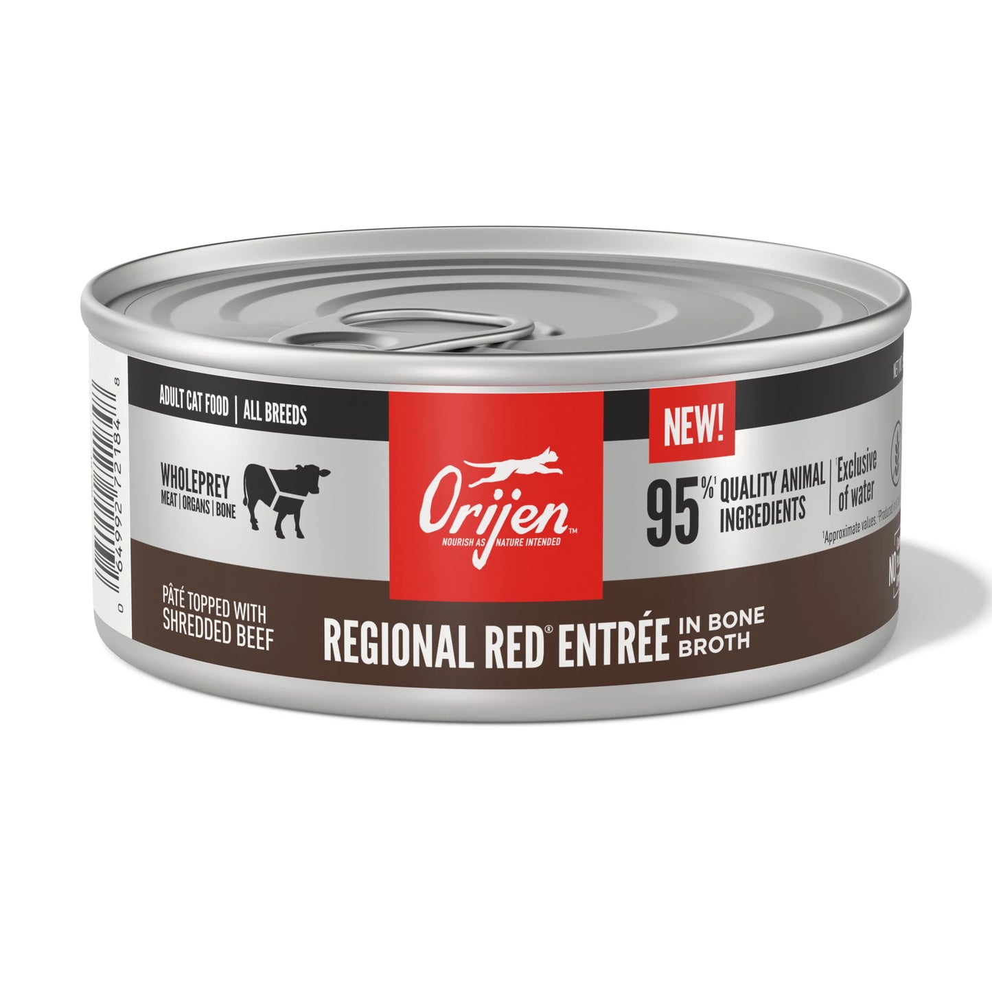 Orijen Regional Red Entrée In Bone Broth, Wet Cat Food