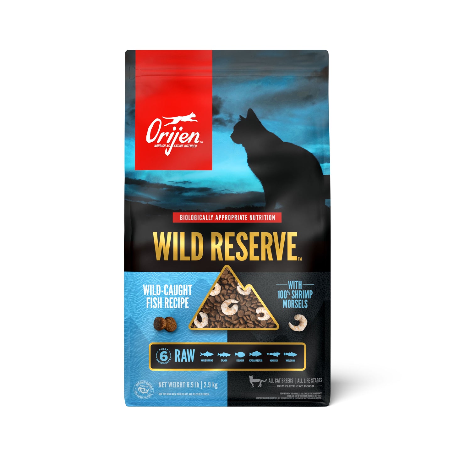 ORIJEN® Wild Reserve™, Wild-Caught Fish Recipe, Dry Cat Food