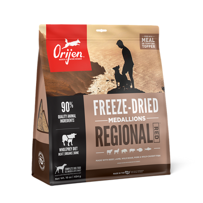 Orijen Medallions Regional Red Recipe, Freeze-Dried Dog Food