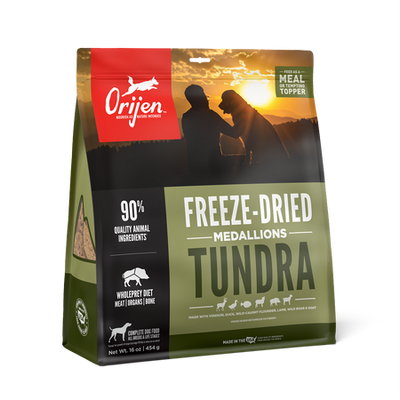 Orijen Medallions Tundra Recipe 16-oz, Freeze-Dried Dog Food