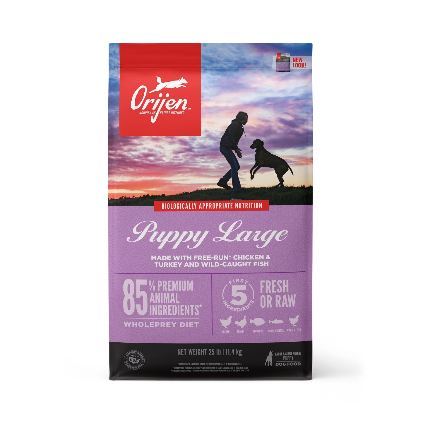Orijen Grain Free Large Breed Puppy Dry Dog Food