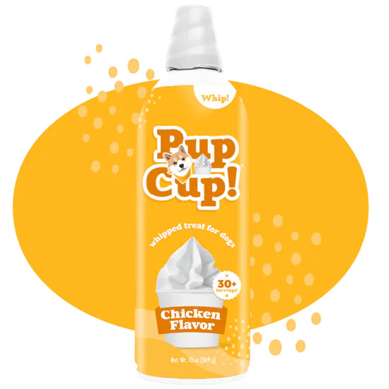 Pup Cup Whipped Dog Treat, Chicken Recipe, 13-oz Can
